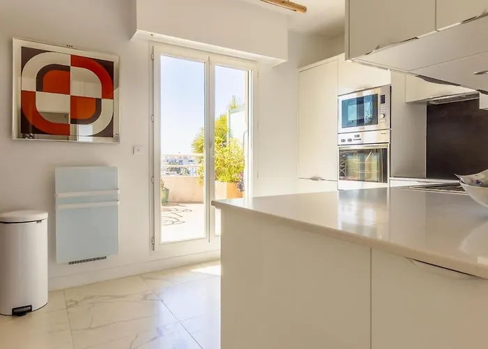 Juan Les Pins Rooftop, 2 Avec Parking