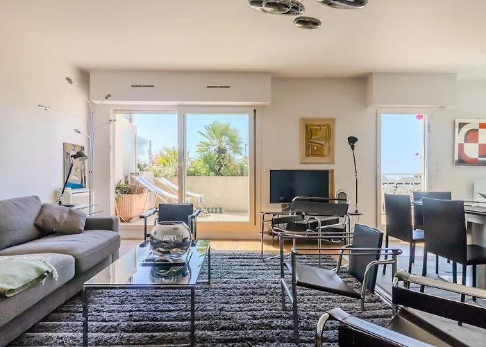 Juan Les Pins Rooftop, 2 Avec Parking *